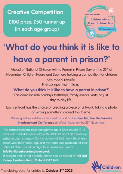 ?What do you think it is like to have a parent in prison? (2)