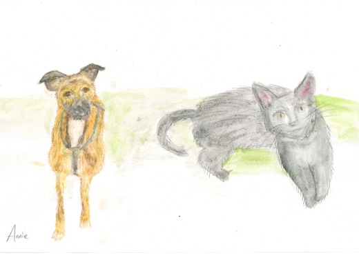 Worldanimalday artclub oct2025 annie