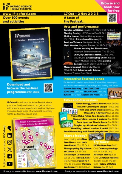 IF Festival 2025 flyer A4