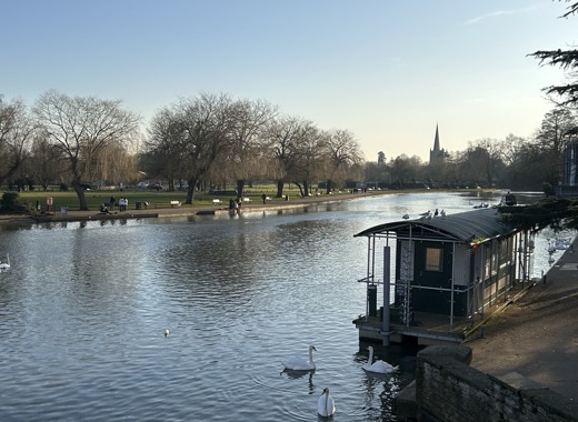 A level Eng Lit and Drama Hamlet trip to Stratford river 4Mar2025 IMG 0048