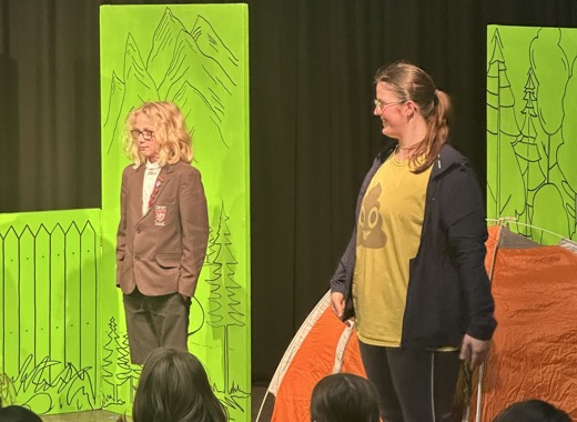 Year 8 and 9 German theatre visit to Oxford High School Hubert IMG 0838