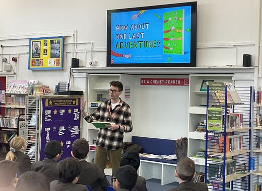 Simon James GreenAuthor Visit Year 10 8May2025 IMG 7170