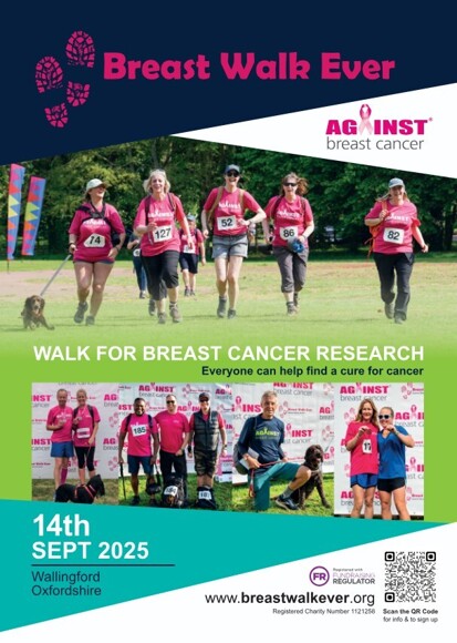 Breast Walk Ever Oxfordshire 2025 Poster